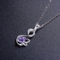 Preview: Halskette mit Anhänger ~ 925 ~ Purple Swan