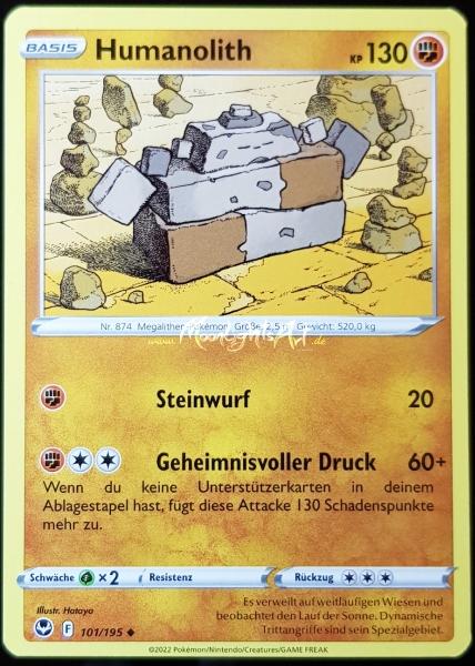 Silberne Sturmwinde ~ Humanolith ~ 101/195 ~ Boosterfrisch ~ deutsch