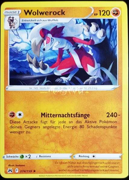 Zenit der Könige ~ Wailord ~ 032/159 ~ Reverse Holo ~ Boosterfrisch ~ deutsch