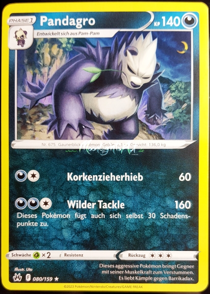Zenit der Könige ~ Pandagro ~ 080/159 ~ Boosterfrisch ~ deutsch