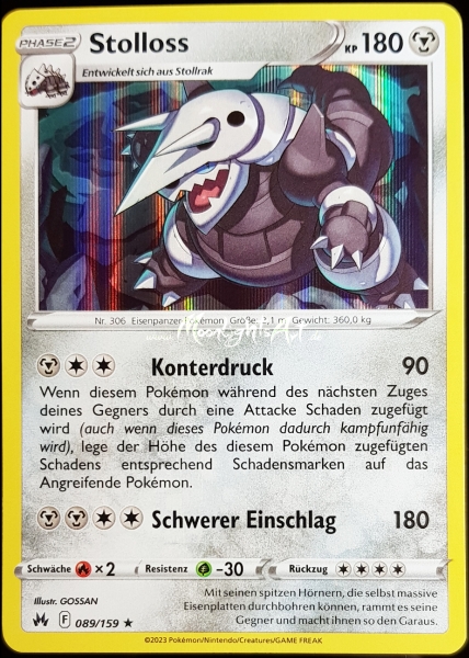 Zenit der Könige ~ Stolloss ~ 089/159 ~ Boosterfrisch ~ deutsch