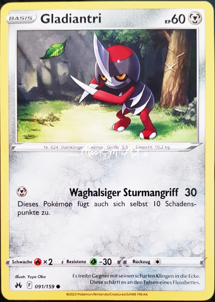 Zenit der Könige ~ Gladiantri ~ 091/159 ~ Boosterfrisch ~ deutsch