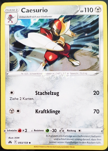 Zenit der Könige ~ Caesurio ~ 093/159 ~ Boosterfrisch ~ deutsch