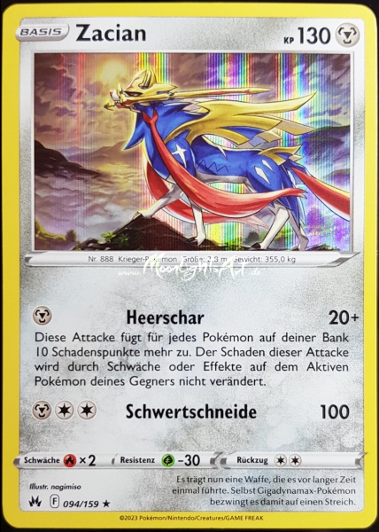 Zenit der Könige ~ Zacian ~ 094/159 ~ Boosterfrisch ~ deutsch
