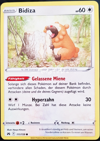 Zenit der Könige ~ Bidiza ~ 111/159 ~ Boosterfrisch ~ deutsch