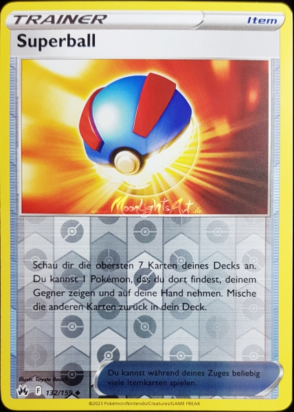 Zenit der Könige ~ Superball ~ 132/159 ~ Reverse Holo ~ Boosterfrisch ~ deutsch
