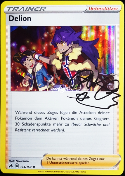 Zenit der Könige ~ Delion ~ 134/159 ~ Holo ~ Boosterfrisch ~ deutsch