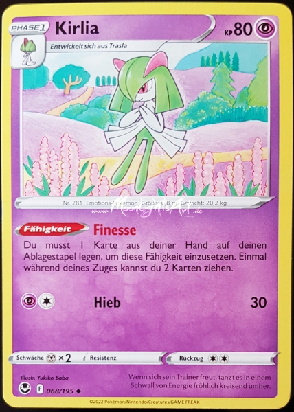 Silberne Sturmwinde ~ Kirlia ~ 068/195