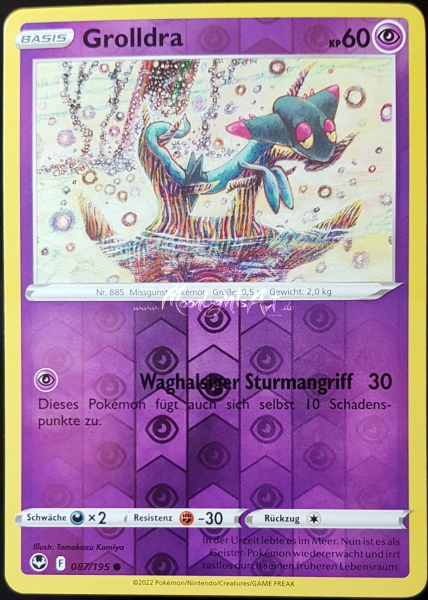 Silberne Sturmwinde ~ Grolldra ~ 087/195 ~ Reverse Holo