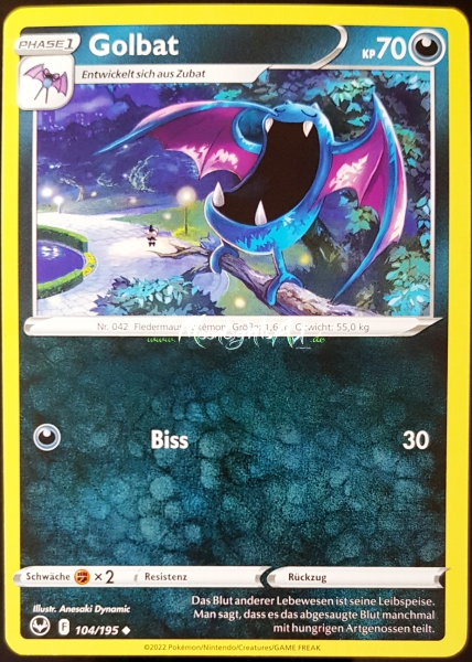 Silberne Sturmwinde ~ Golbat ~ 104/195