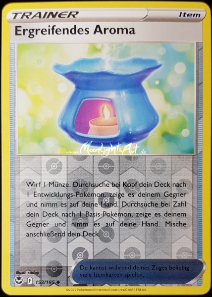 Silberne Sturmwinde ~ Ergreifendes Aroma ~ 153/195 ~ Reverse Holo