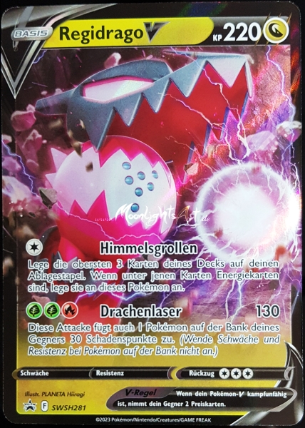 Black Star Promo ~ SWSH281 ~ Holo ~ Regidrago V