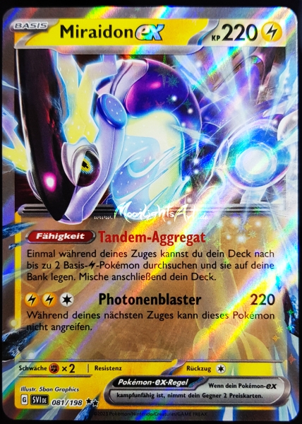 Karmesin & Purpur ~ Miraidon ex ~ 081/198 ~ Boosterfrisch ~ deutsch