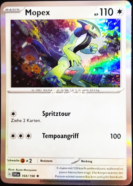 Karmesin & Purpur ~ Mopex ~ 164/198 ~ Holo ~ boosterfrisch ~ deutsch