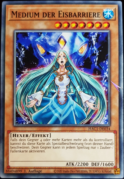 Yu-Gi-Oh! ~ Medium der Eisbarriere ~ HAC1-DE034