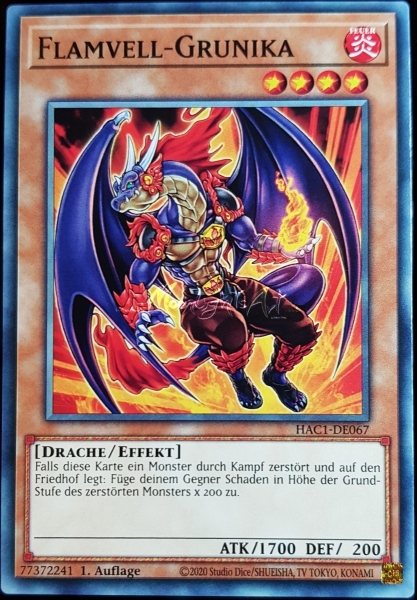 Yu-Gi-Oh! ~ Flamvell-Grunika ~ HAC1-DE067